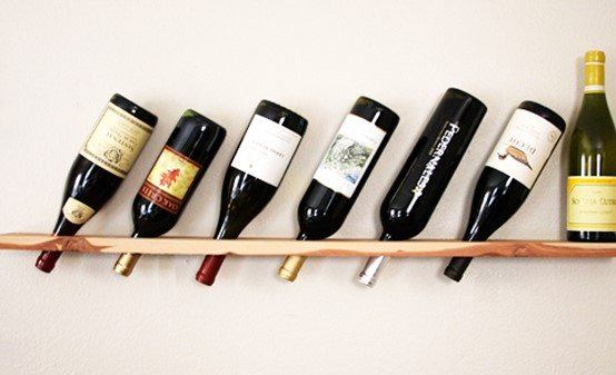 Wood Plank Wine Racks