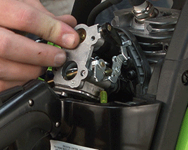 Re-installing the Carburetor